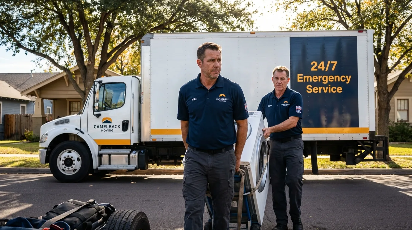 CamelBack Moving crew loading furniture in Zephyrhills, FL